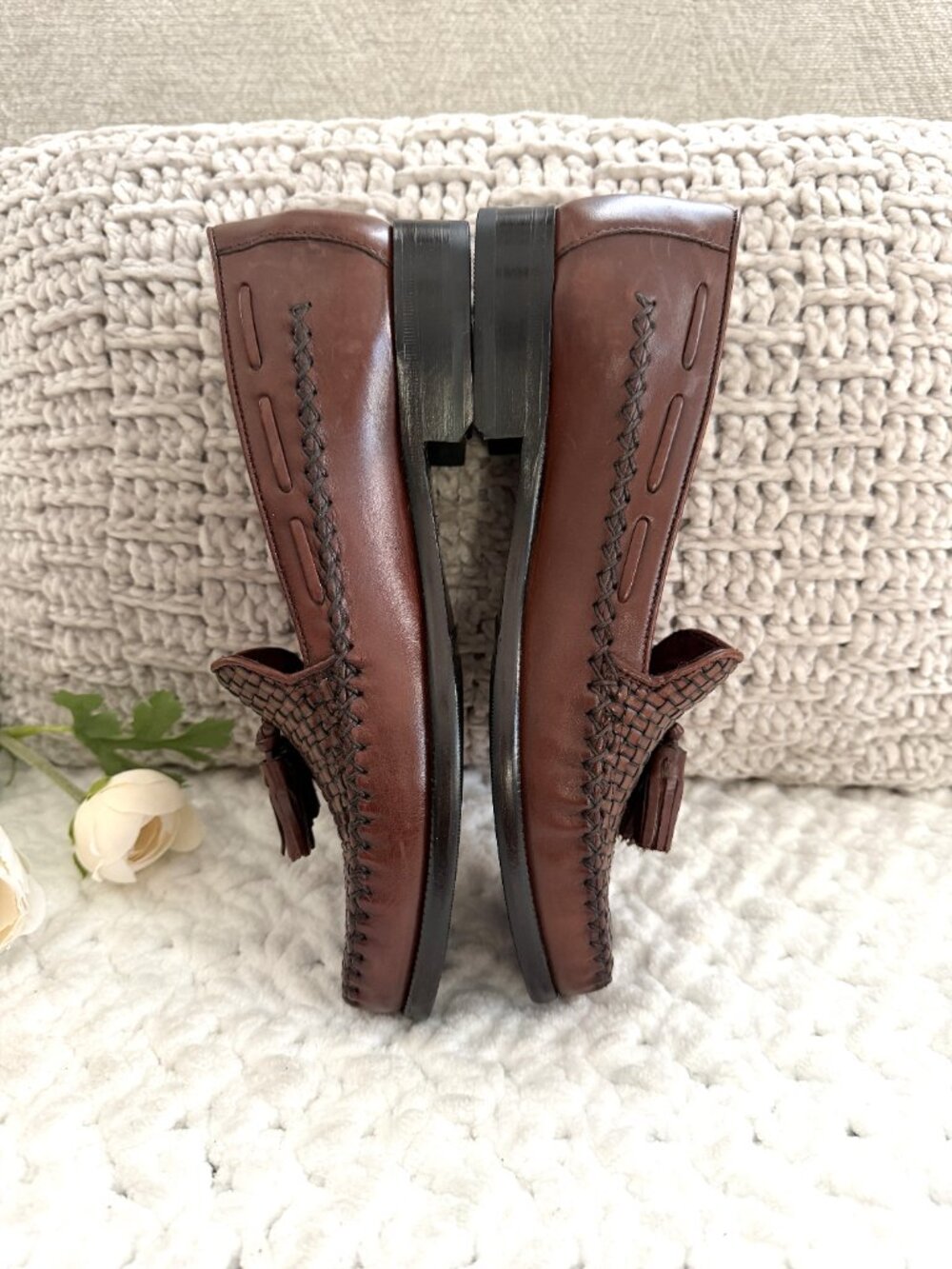 NEW Cole Haan Country Tassel Loafers (Brown) 6.5 - Picture 7 of 11